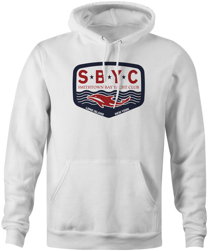 SBYC Shield Hoodie in White (F244)