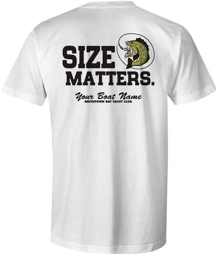 SBYC Men's Size Matters Tee Customize (G420)*